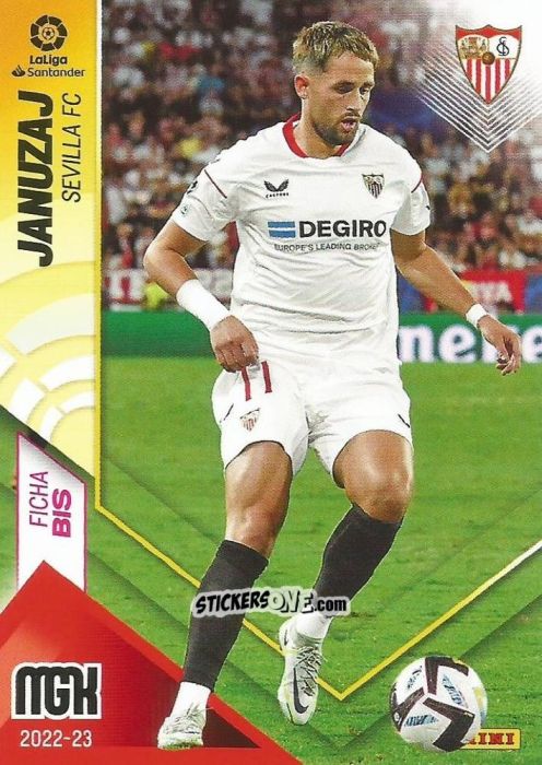 Figurina Januzaj - Liga 2022-2023. Megacracks n. 313BIS - Panini