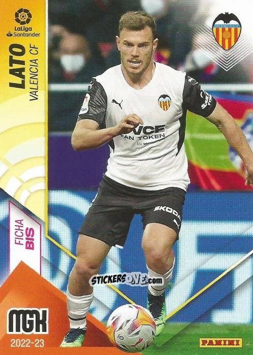 Figurina Lato - Liga 2022-2023. Megacracks n. 325BIS - Panini