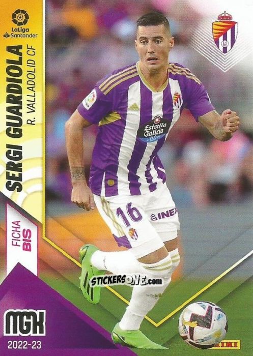 Figurina Sergi Guardiola - Liga 2022-2023. Megacracks n. 351BIS - Panini