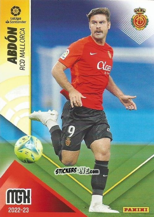 Figurina Abdón - Liga 2022-2023. Megacracks n. 241 - Panini