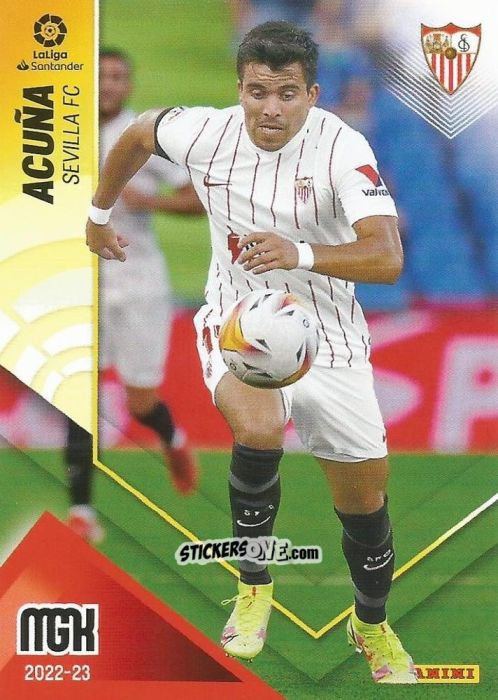 Cromo Acuña - Liga 2022-2023. Megacracks n. 305 - Panini