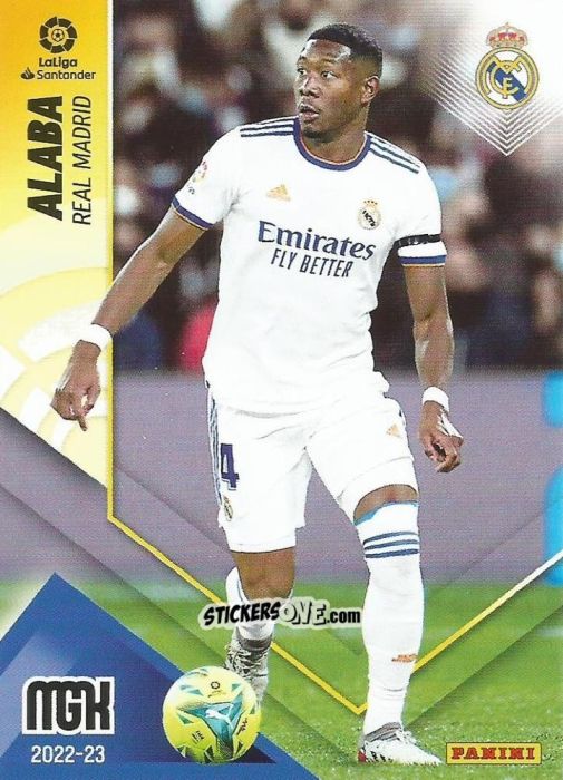 Figurina Alaba - Liga 2022-2023. Megacracks n. 213 - Panini