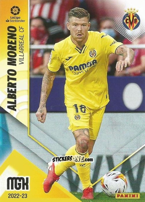 Sticker Alberto Moreno - Liga 2022-2023. Megacracks n. 360 - Panini