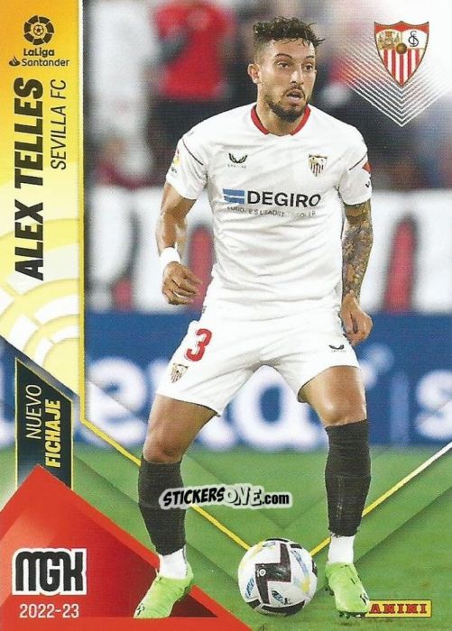 Figurina Álex Telles - Liga 2022-2023. Megacracks n. 456 - Panini