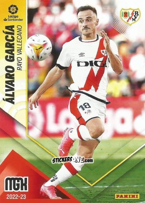 Sticker Álvaro García - Liga 2022-2023. Megacracks n. 277 - Panini