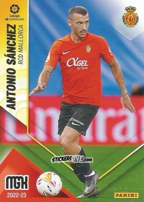 Sticker Antonio Sánchez - Liga 2022-2023. Megacracks n. 236 - Panini