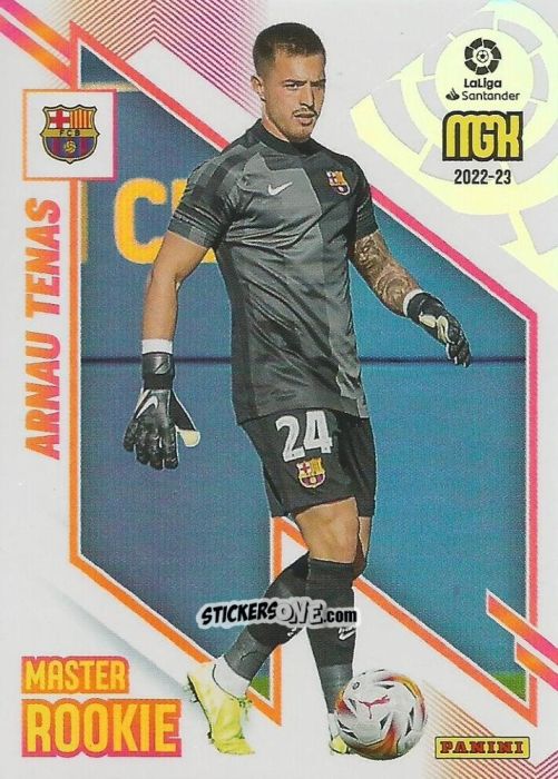 Sticker Arnau Tenas - Liga 2022-2023. Megacracks n. 408 - Panini