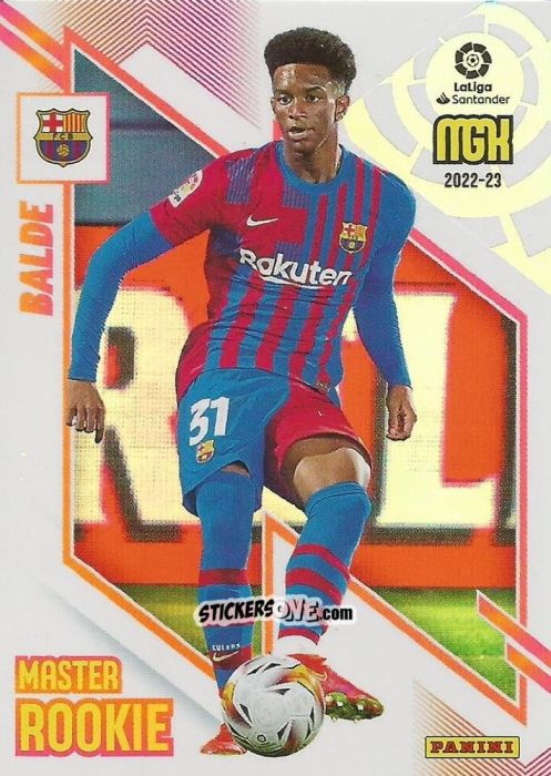 Cromo Balde - Liga 2022-2023. Megacracks n. 410 - Panini