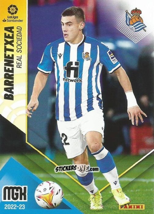 Cromo Barrenechea - Liga 2022-2023. Megacracks n. 295 - Panini