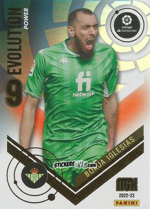 Figurina Borja Iglesias - Liga 2022-2023. Megacracks n. P374 - Panini