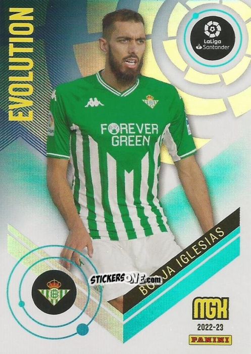 Figurina Borja Iglesias - Liga 2022-2023. Megacracks n. 374 - Panini