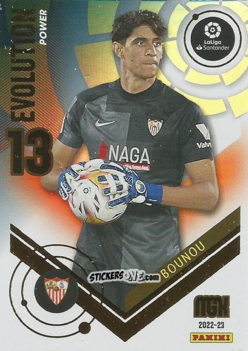 Figurina Bounou - Liga 2022-2023. Megacracks n. P375 - Panini