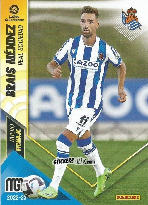 Cromo Brais Méndez - Liga 2022-2023. Megacracks n. 443 - Panini
