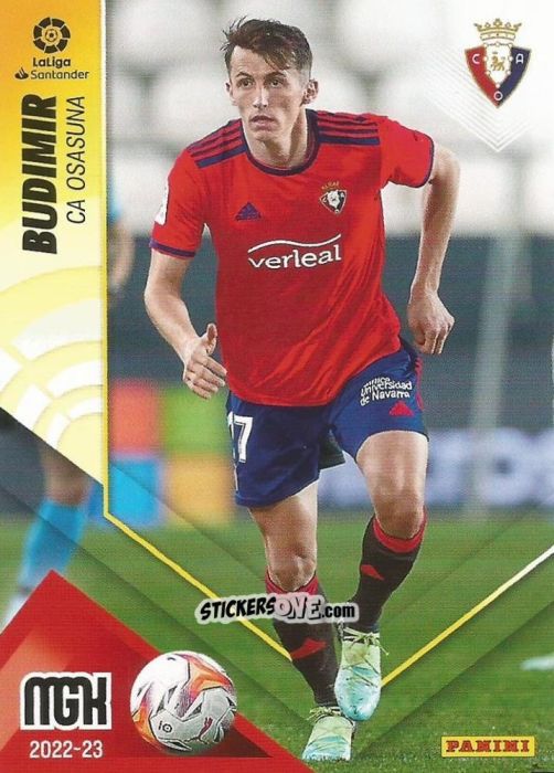 Figurina Budimir - Liga 2022-2023. Megacracks n. 261 - Panini