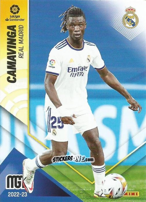 Figurina Camavinga - Liga 2022-2023. Megacracks n. 220 - Panini