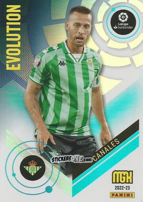 Cromo Canales - Liga 2022-2023. Megacracks n. 377 - Panini