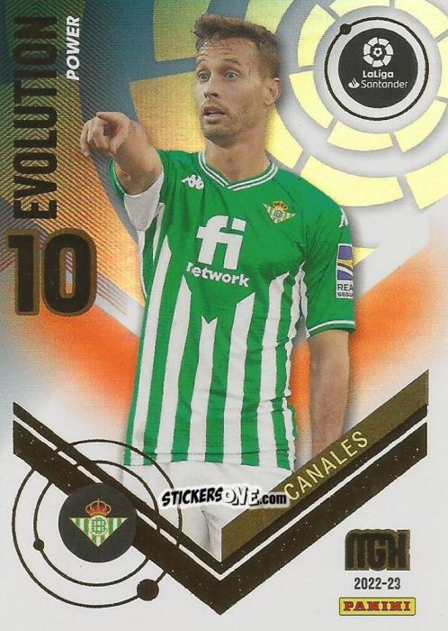 Figurina Canales - Liga 2022-2023. Megacracks n. P377 - Panini