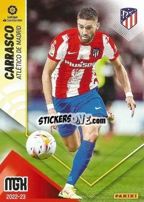 Sticker Carrasco - Liga 2022-2023. Megacracks n. 58 - Panini