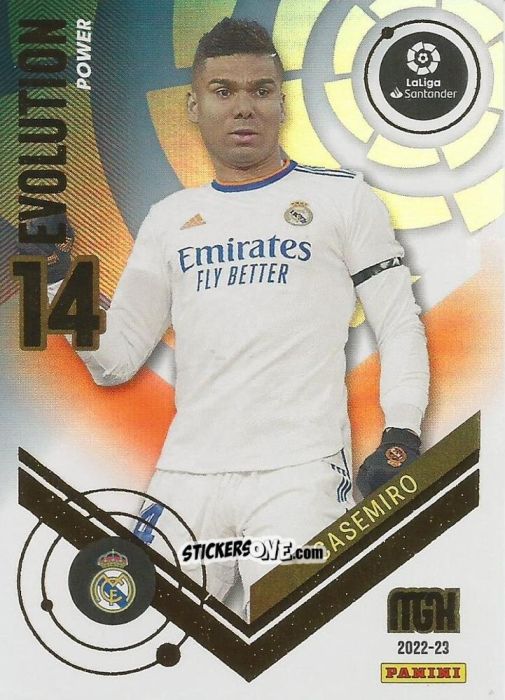 Sticker Casemiro - Liga 2022-2023. Megacracks n. P379 - Panini