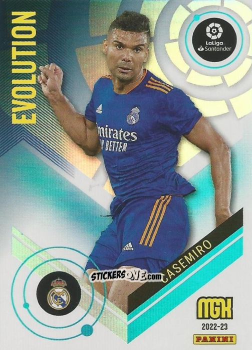 Sticker Casemiro - Liga 2022-2023. Megacracks n. 379 - Panini