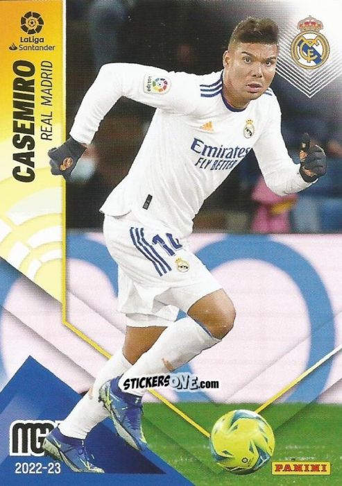 Sticker Casemiro - Liga 2022-2023. Megacracks n. 216 - Panini