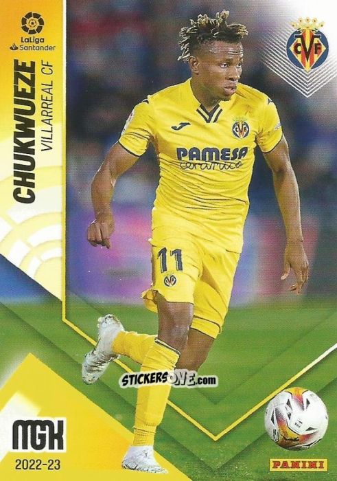 Figurina Chukwueze - Liga 2022-2023. Megacracks n. 367 - Panini