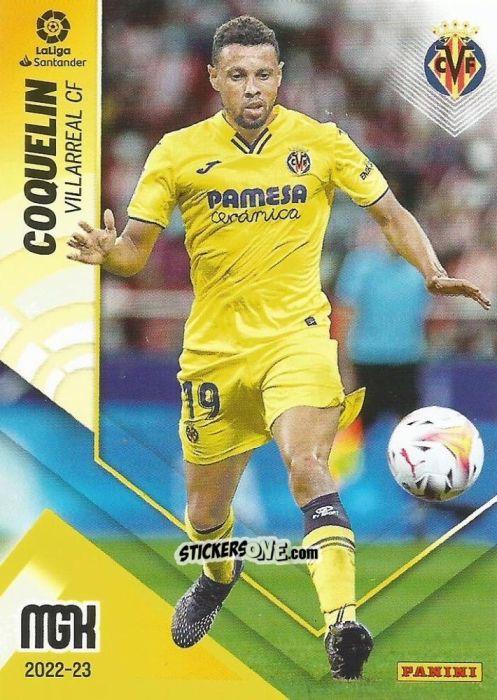 Sticker Coquelin - Liga 2022-2023. Megacracks n. 362 - Panini
