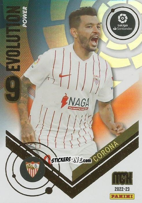 Cromo Corona - Liga 2022-2023. Megacracks n. P380 - Panini