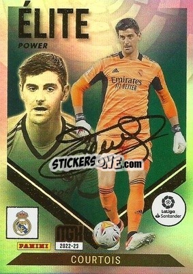 Sticker Courtois - Liga 2022-2023. Megacracks n. P2 - Panini