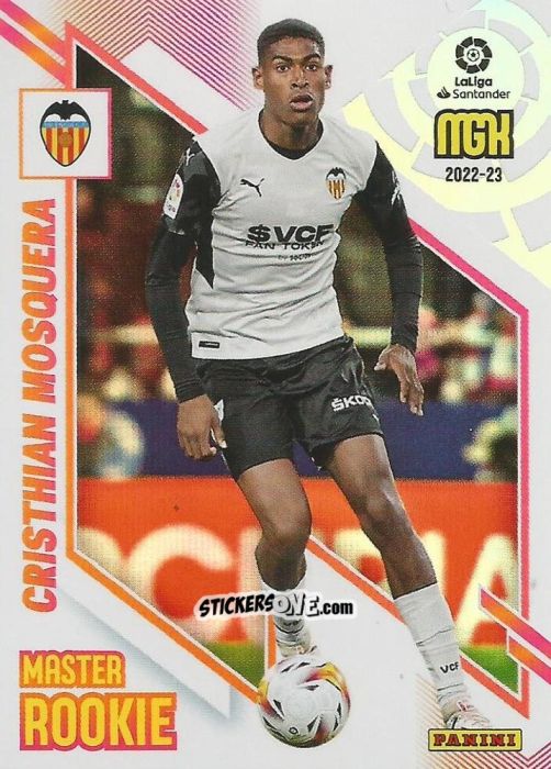 Sticker Cristhian Mosquera - Liga 2022-2023. Megacracks n. 411 - Panini