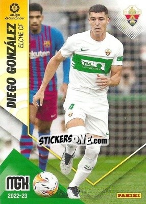 Sticker Diego González - Liga 2022-2023. Megacracks n. 141 - Panini