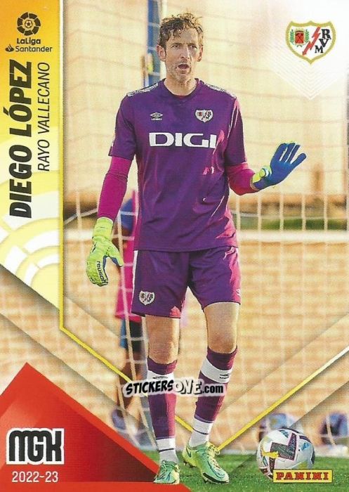 Sticker Diego López - Liga 2022-2023. Megacracks n. 264 - Panini