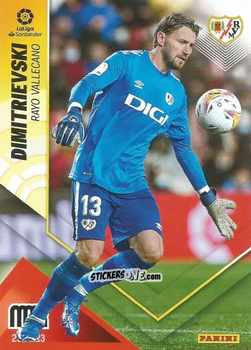 Sticker Dimitrievski - Liga 2022-2023. Megacracks n. 263 - Panini