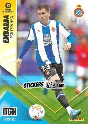 Sticker Embarba - Liga 2022-2023. Megacracks n. 168 - Panini