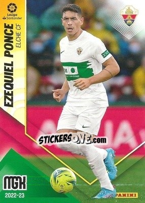 Sticker Ezequiel Ponce - Liga 2022-2023. Megacracks n. 152 - Panini