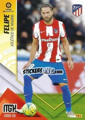 Sticker Felipe - Liga 2022-2023. Megacracks - Panini