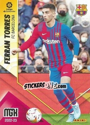 Sticker Ferran Torres - Liga 2022-2023. Megacracks n. 78 - Panini