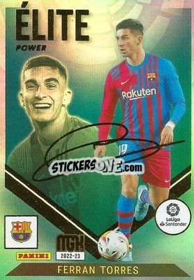 Sticker Ferran Torres - Liga 2022-2023. Megacracks n. P4 - Panini