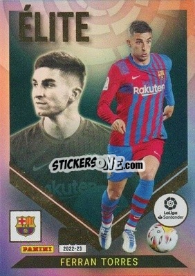 Figurina Ferran Torres - Liga 2022-2023. Megacracks - Panini