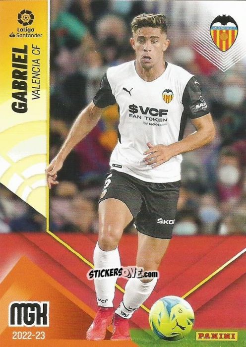 Figurina Gabriel - Liga 2022-2023. Megacracks n. 322 - Panini