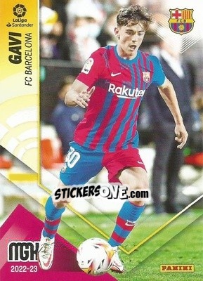 Sticker Gavi - Liga 2022-2023. Megacracks n. 76 - Panini