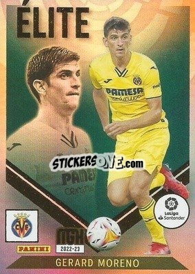 Sticker Gerard Moreno - Liga 2022-2023. Megacracks - Panini