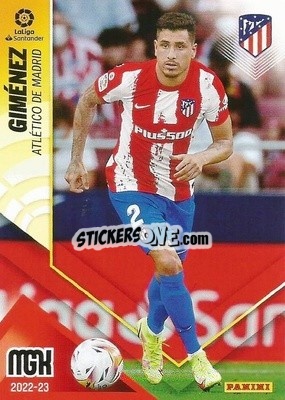 Sticker Giménez - Liga 2022-2023. Megacracks n. 51 - Panini