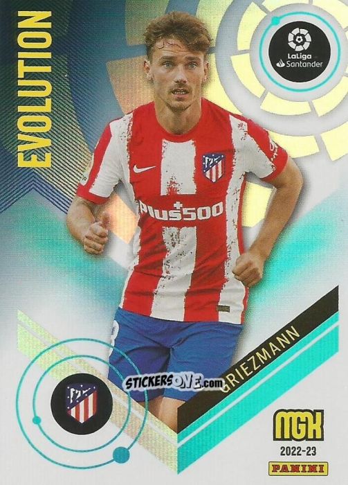 Cromo Griezmann - Liga 2022-2023. Megacracks n. 388 - Panini