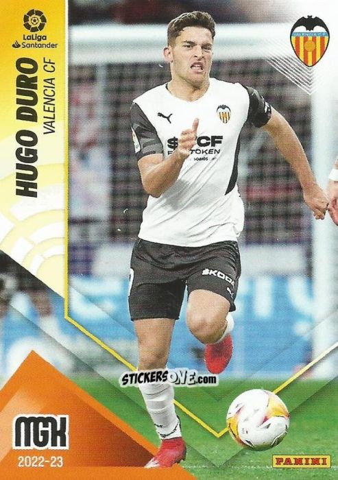Figurina Hugo Duro - Liga 2022-2023. Megacracks n. 332 - Panini