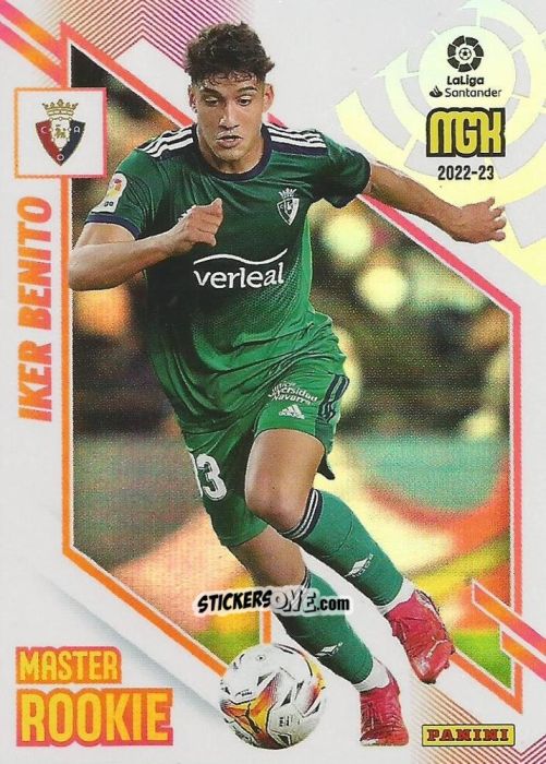 Sticker Iker Benito - Liga 2022-2023. Megacracks n. 415 - Panini