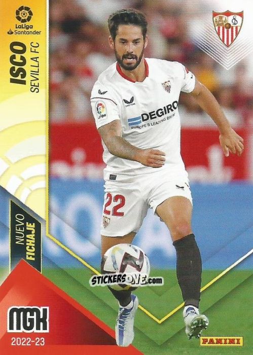 Figurina Isco - Liga 2022-2023. Megacracks n. 462 - Panini