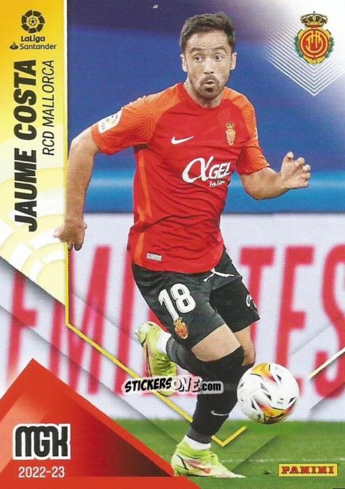 Sticker Jaume Costa - Liga 2022-2023. Megacracks n. 233 - Panini