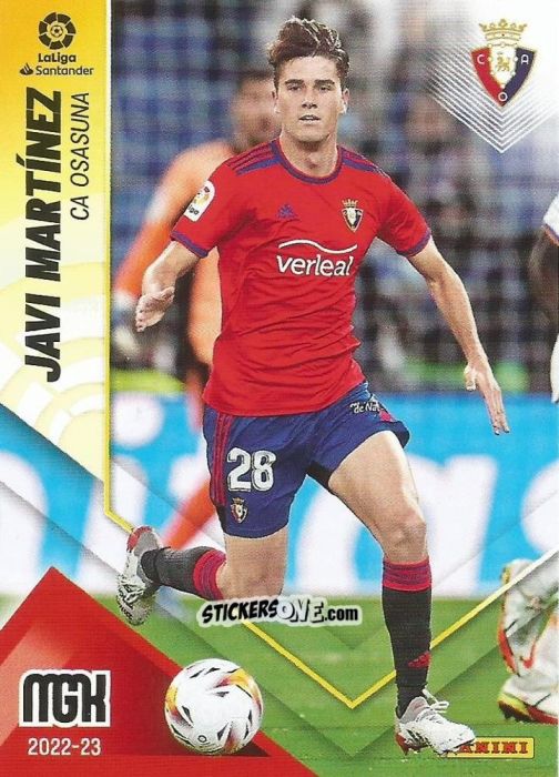 Figurina Javi Martínez - Liga 2022-2023. Megacracks n. 255 - Panini