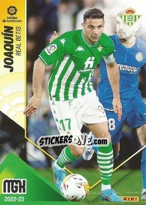 Sticker Joaquín - Liga 2022-2023. Megacracks n. 95 - Panini